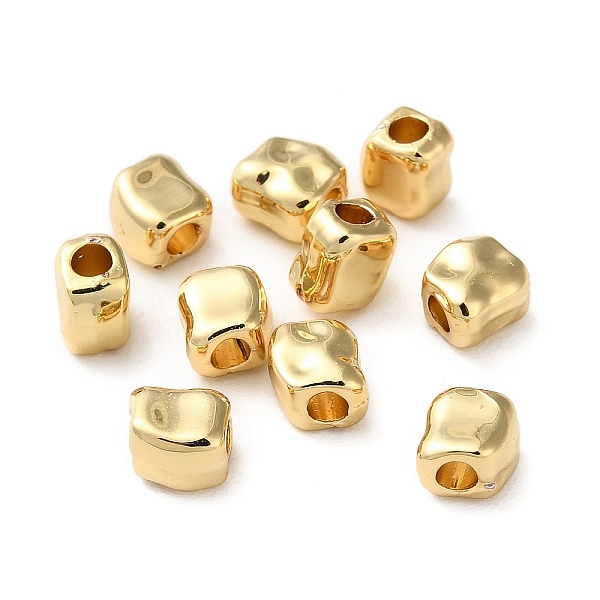 PandaHall Rack Plating Brass Spacer Beads, Long-Lasting Plated, Lead Free & Cadmium Free, Textured Rectangle, Real 18K Gold Plated, 5x5x4mm...
PandaHall Rack Plating Brass Spacer Beads, Long-Lasting Plated, Lead Free & Cadmium Free, Textured Rectangle, Real 18K Gold Plated, 5x5x4mm...