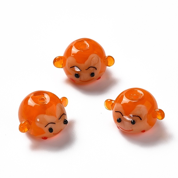 PandaHall Handmade Lampwork Beads, Monkey, Dark Orange, 15x19x10.5mm, Hole: 1.6mm Lampwork Monkey
PandaHall Handmade Lampwork Beads, Monkey, Dark Orange, 15x19x10.5mm, Hole: 1.6mm Lampwork Monkey