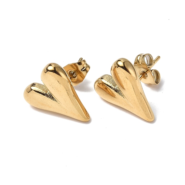 PandaHall Ion Plating(IP) 304 Stainless Steel Heart Stud Earrings for Women, Real 18K Gold Plated, 13.5x11.5mm, Pin: 0.7mm 304 Stainless...
PandaHall Ion Plating(IP) 304 Stainless Steel Heart Stud Earrings for Women, Real 18K Gold Plated, 13.5x11.5mm, Pin: 0.7mm 304 Stainless...