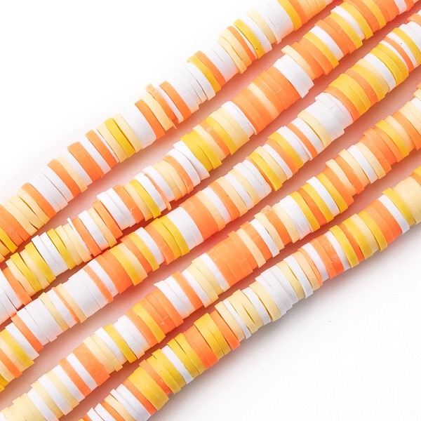 PandaHall Handmade Polymer Clay Beads Strands, for DIY Jewelry Crafts Supplies, Heishi Beads, Disc/Flat Round, Champagne Yellow, 6x0.5~1mm...
PandaHall Handmade Polymer Clay Beads Strands, for DIY Jewelry Crafts Supplies, Heishi Beads, Disc/Flat Round, Champagne Yellow, 6x0.5~1mm...
