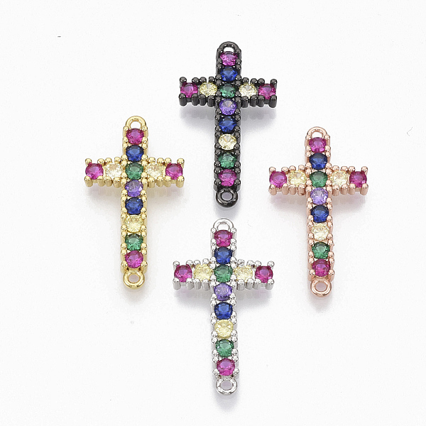 PandaHall Brass Micro Pave Cubic ZirconiaLinks connectors, Cross, Colorful, Mixed Color, 32.5x16.5x3mm, Hole: 1.5mm Brass+Cubic Zirconia...
PandaHall Brass Micro Pave Cubic ZirconiaLinks connectors, Cross, Colorful, Mixed Color, 32.5x16.5x3mm, Hole: 1.5mm Brass+Cubic Zirconia...