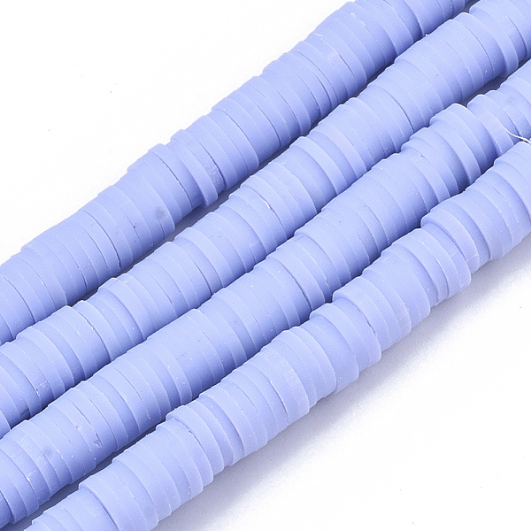 PandaHall Handmade Polymer Clay Beads Strands, for DIY Jewelry Crafts Supplies, Heishi Beads, Disc/Flat Round, Lilac, 6x0.5~1mm, Hole: 1.8mm..., Purple
PandaHall Handmade Polymer Clay Beads Strands, for DIY Jewelry Crafts Supplies, Heishi Beads, Disc/Flat Round, Lilac, 6x0.5~1mm, Hole: 1.8mm..., Purple