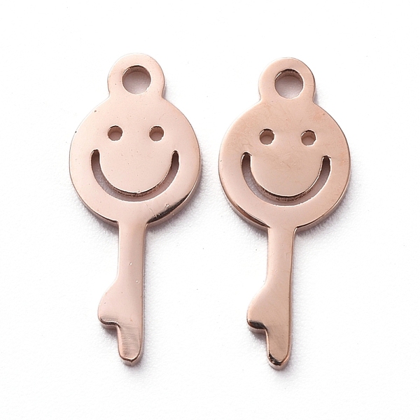 PandaHall Vacuum Plating 304 Stainless Steel Charms, Cut-Out, Manual Polishing, Hollow, Key with Smile, Rose Gold, 13x5.5x1mm, Hole: 1mm 304...
PandaHall Vacuum Plating 304 Stainless Steel Charms, Cut-Out, Manual Polishing, Hollow, Key with Smile, Rose Gold, 13x5.5x1mm, Hole: 1mm 304...