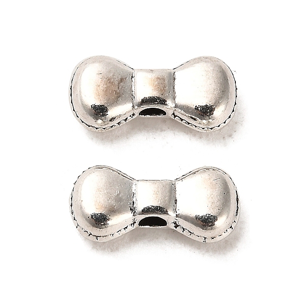 PandaHall Tibetan Style Alloy Beads, Cadmium Free & Lead Free, Bowknot, Antique Silver, 5x11x3mm, Hole: 1.5mm, about 1724pcs/1000g Alloy...
PandaHall Tibetan Style Alloy Beads, Cadmium Free & Lead Free, Bowknot, Antique Silver, 5x11x3mm, Hole: 1.5mm, about 1724pcs/1000g Alloy...