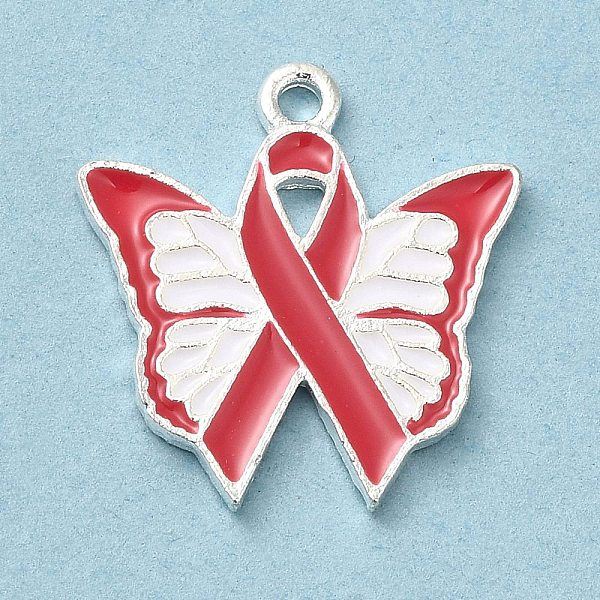 PandaHall Breast Cancer Pink Awareness Ribbon Theme Alloy Enamel Pendants, Silver, Butterfly, 20.5x19.5x1.5mm, Hole: 1.5mm Alloy+Enamel..., Red
PandaHall Breast Cancer Pink Awareness Ribbon Theme Alloy Enamel Pendants, Silver, Butterfly, 20.5x19.5x1.5mm, Hole: 1.5mm Alloy+Enamel..., Red