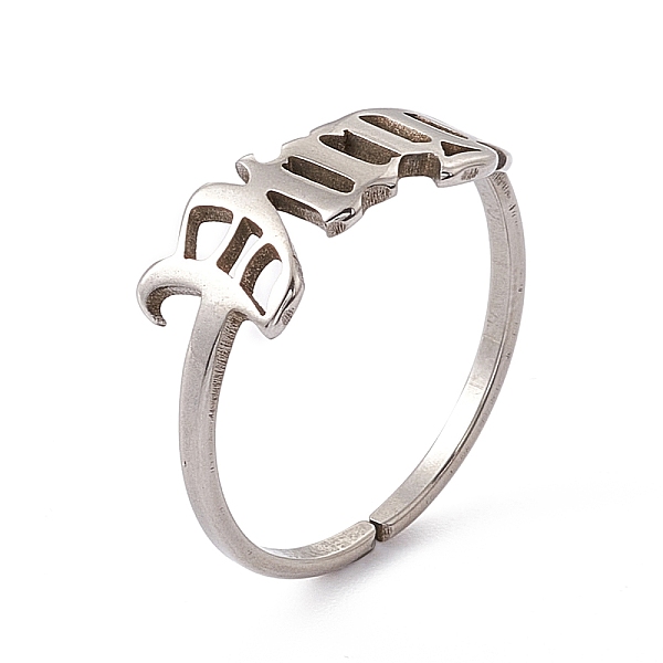 PandaHall 304 Stainless Steel Constellation Open Cuff Ring for Women, Virgo, US Size 7 1/2(17.7mm) 304 Stainless Steel Virgo
PandaHall 304 Stainless Steel Constellation Open Cuff Ring for Women, Virgo, US Size 7 1/2(17.7mm) 304 Stainless Steel Virgo