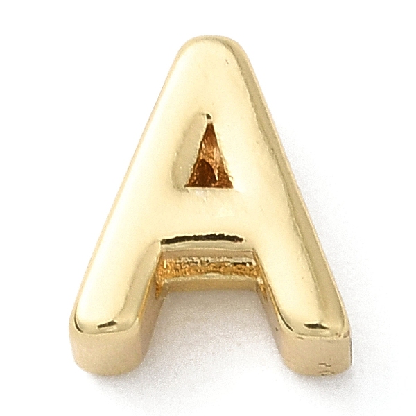 PandaHall Rack Plating Brass Slide Charms, Cadmium Free & Lead Free, Real 18K Gold Plated, Letter, Letter A, 8x7x3.5mm, Hole: 1.4mm Brass...
PandaHall Rack Plating Brass Slide Charms, Cadmium Free & Lead Free, Real 18K Gold Plated, Letter, Letter A, 8x7x3.5mm, Hole: 1.4mm Brass...