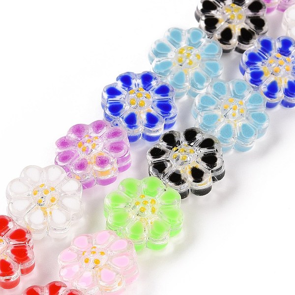 PandaHall Handmade Lampwork Beads Strands, Flower, Mixed Color, 13.5x6.5mm, Hole: 0.7mm, about 28pcs/strand, 15.12''(38.4cm) Lampwork Flower..., Multicolor
PandaHall Handmade Lampwork Beads Strands, Flower, Mixed Color, 13.5x6.5mm, Hole: 0.7mm, about 28pcs/strand, 15.12''(38.4cm) Lampwork Flower..., Multicolor