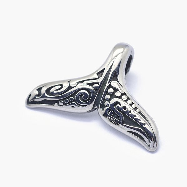 PandaHall 304 Stainless Steel Pendants, Whale Tail Shape, Antique Silver, 17x25.5x7mm, Hole: 3x7mm 304 Stainless Steel Fish
PandaHall 304 Stainless Steel Pendants, Whale Tail Shape, Antique Silver, 17x25.5x7mm, Hole: 3x7mm 304 Stainless Steel Fish