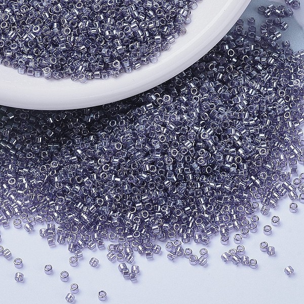 PandaHall MIYUKI Delica Beads, Cylinder, Japanese Seed Beads, 11/0, (DB1225) Transparent Light Amethyst Luster, 1.3x1.6mm, Hole: 0.8mm..., Purple
PandaHall MIYUKI Delica Beads, Cylinder, Japanese Seed Beads, 11/0, (DB1225) Transparent Light Amethyst Luster, 1.3x1.6mm, Hole: 0.8mm..., Purple