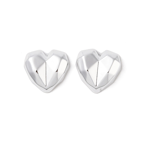 PandaHall CCB Plastic Cabochons, Faceted, Heart, Platinum, 18.5x19x6mm Plastic Heart
PandaHall CCB Plastic Cabochons, Faceted, Heart, Platinum, 18.5x19x6mm Plastic Heart