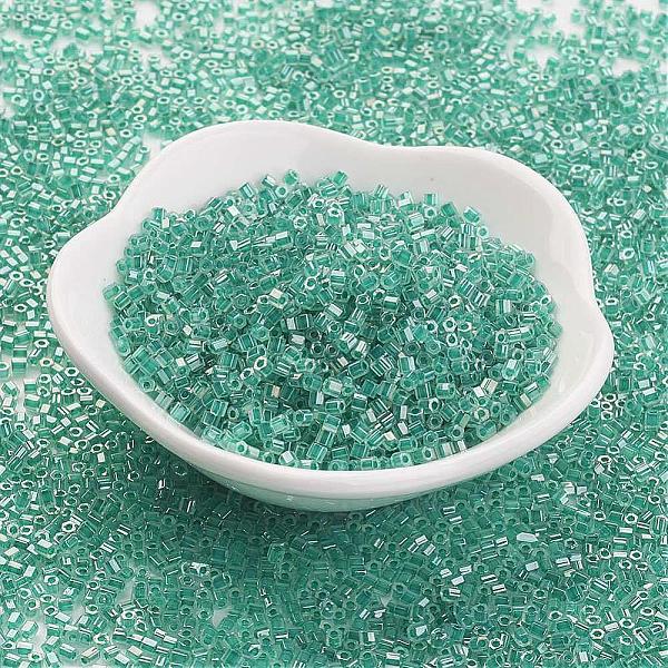 PandaHall TOHO Japanese Seed Beads, 11/0, Two Cut Hexagon, Transparent Rainbow , (920) Ceylon Light Sea Green, 2x2mm, Hole: 0.6mm, about...
PandaHall TOHO Japanese Seed Beads, 11/0, Two Cut Hexagon, Transparent Rainbow , (920) Ceylon Light Sea Green, 2x2mm, Hole: 0.6mm, about...