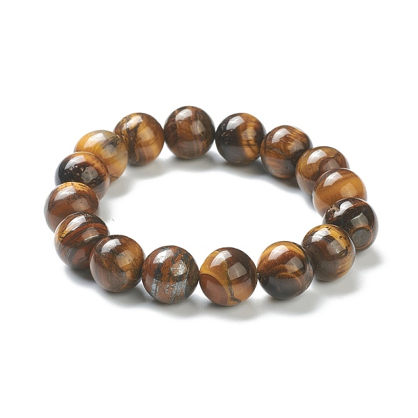 PandaHall Natural Tiger Eye Beaded Stretch Bracelets, Round, Beads: 12~12.5mm, Inner Diameter: 2-1/8 inch(5.4cm) Tiger Eye
PandaHall Natural Tiger Eye Beaded Stretch Bracelets, Round, Beads: 12~12.5mm, Inner Diameter: 2-1/8 inch(5.4cm) Tiger Eye