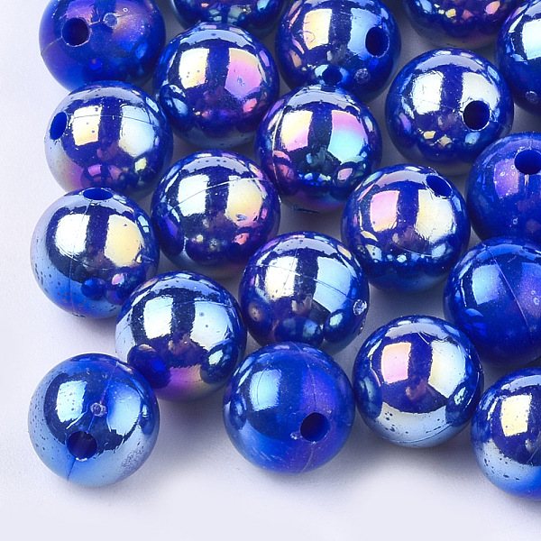 PandaHall Plastic Beads, AB Color Plated, Round, Medium Blue, 8mm, Hole: 1.8mm, 2000pcs/500g Plastic Round Blue
PandaHall Plastic Beads, AB Color Plated, Round, Medium Blue, 8mm, Hole: 1.8mm, 2000pcs/500g Plastic Round Blue