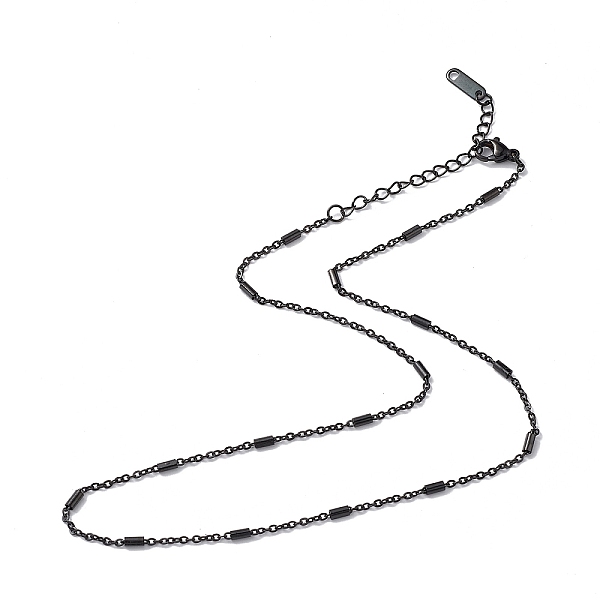 PandaHall 304 Stainless Steel Column Link Chain Necklace for Men Women, Gunmetal, 15.98 inch(40.6cm) 304 Stainless Steel
PandaHall 304 Stainless Steel Column Link Chain Necklace for Men Women, Gunmetal, 15.98 inch(40.6cm) 304 Stainless Steel