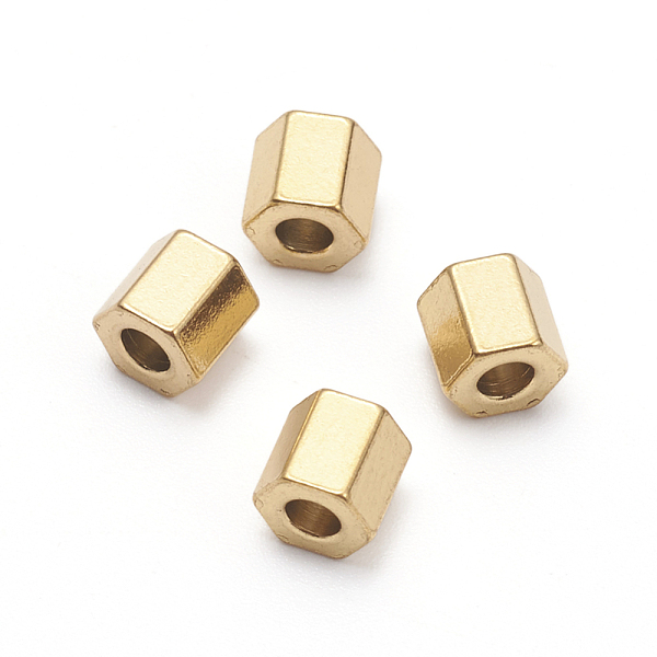 PandaHall Ion Plating(IP) 304 Stainless Steel Spacer Beads, Hexagon, Golden, 4.5x4.5x4mm, Hole: 1.8mm 304 Stainless Steel Hexagon
PandaHall Ion Plating(IP) 304 Stainless Steel Spacer Beads, Hexagon, Golden, 4.5x4.5x4mm, Hole: 1.8mm 304 Stainless Steel Hexagon