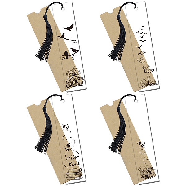 PandaHall GLOBLELAND 4Set Clear Acrylic Bookmark Rectangle Acrylic Bookmarks Transparent Book Marker Tags Acrylic Bookmarkers with Tassels..., Black
PandaHall GLOBLELAND 4Set Clear Acrylic Bookmark Rectangle Acrylic Bookmarks Transparent Book Marker Tags Acrylic Bookmarkers with Tassels..., Black