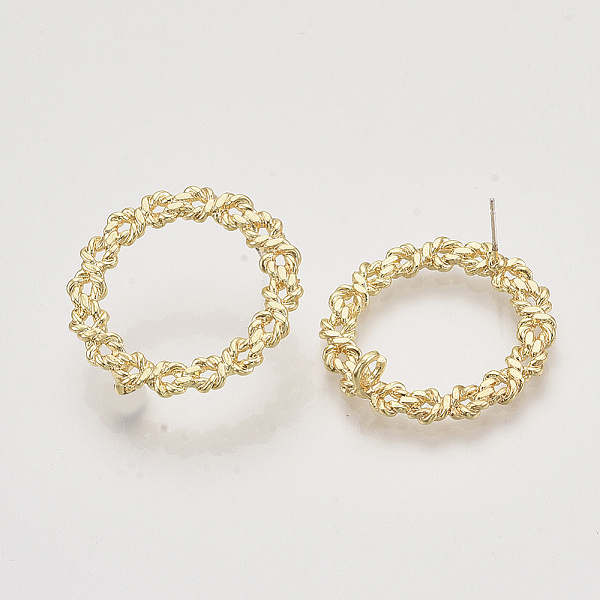 PandaHall Alloy Stud Earring Findings, with Loop, Garland, Light Gold, 31mm, Hole: 3mm, Pin: 0.6mm Alloy Others
PandaHall Alloy Stud Earring Findings, with Loop, Garland, Light Gold, 31mm, Hole: 3mm, Pin: 0.6mm Alloy Others