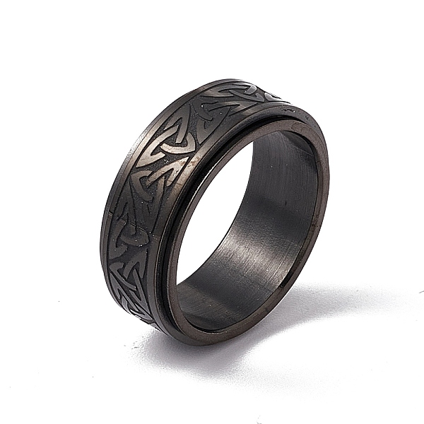PandaHall Enamel Sailor's Knot Pattern Rotating Spinner Ring, 304 Stainless Steel Fidge Band Ring for Anxiety Stress Relief, Gunmetal, US..., Black
PandaHall Enamel Sailor's Knot Pattern Rotating Spinner Ring, 304 Stainless Steel Fidge Band Ring for Anxiety Stress Relief, Gunmetal, US..., Black