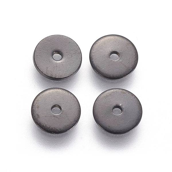 PandaHall 304 Stainless Steel Spacer Beads, Disc, Electrophoresis Black, 10x0.7mm, Hole: 1.2mm 304 Stainless Steel Disc
PandaHall 304 Stainless Steel Spacer Beads, Disc, Electrophoresis Black, 10x0.7mm, Hole: 1.2mm 304 Stainless Steel Disc