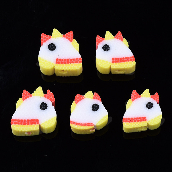PandaHall Handmade Polymer Clay Beads, for DIY Jewelry Crafts Supplies, Unicorn, Yellow, 8.5~11.5x8.5~10x4~5mm, Hole: 1.6mm Polymer Clay...
PandaHall Handmade Polymer Clay Beads, for DIY Jewelry Crafts Supplies, Unicorn, Yellow, 8.5~11.5x8.5~10x4~5mm, Hole: 1.6mm Polymer Clay...
