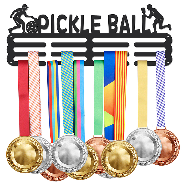 PandaHall Sports Theme Iron Medal Hanger Holder Display Wall Rack, with Screws, Pickleball Pattern, 150x400mm Iron Sports
PandaHall Sports Theme Iron Medal Hanger Holder Display Wall Rack, with Screws, Pickleball Pattern, 150x400mm Iron Sports