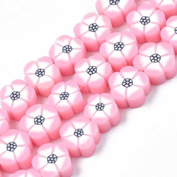 PandaHall Handmade Polymer Clay Beads Strands, Flower, Pink, 8~10.5x8~10x4~5mm, Hole: 1.2mm, about 36~39pcs/strand, 12.40 inch~ 14.17inch...
PandaHall Handmade Polymer Clay Beads Strands, Flower, Pink, 8~10.5x8~10x4~5mm, Hole: 1.2mm, about 36~39pcs/strand, 12.40 inch~ 14.17inch...