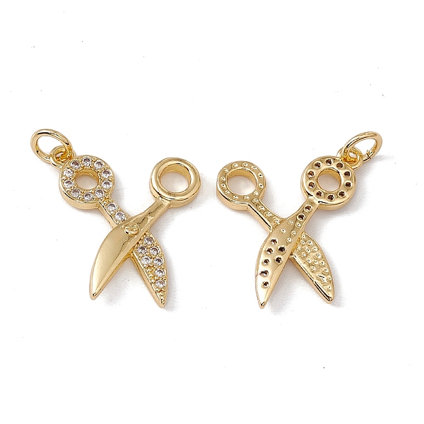 PandaHall Brass Micro Pave Clear Cubic Zirconia Pendants, with Jump Ring, Cadmium Free & Nickel Free & Lead Free, Rack Plating, Scissor...
PandaHall Brass Micro Pave Clear Cubic Zirconia Pendants, with Jump Ring, Cadmium Free & Nickel Free & Lead Free, Rack Plating, Scissor...