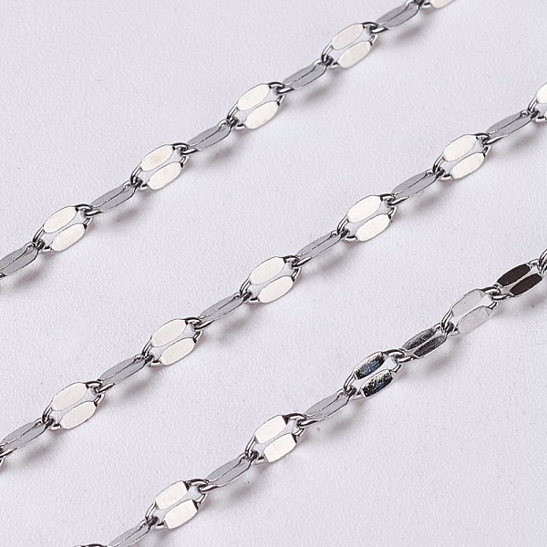 PandaHall 3.28 Feet 304 Stainless Steel Cable Chains, Decorative Chains, Soldered, with Flat Oval Connector, Stainless Steel Color...
PandaHall 3.28 Feet 304 Stainless Steel Cable Chains, Decorative Chains, Soldered, with Flat Oval Connector, Stainless Steel Color...