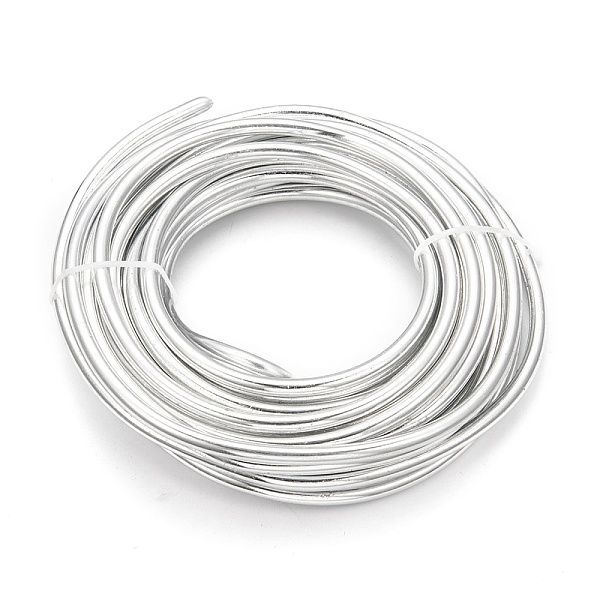 PandaHall Round Aluminum Wire, Bendable Metal Craft Wire, for DIY Jewelry Craft Making, Silver, 3 Gauge, 6.0mm, 7m/500g(22.9 Feet/500g)...
PandaHall Round Aluminum Wire, Bendable Metal Craft Wire, for DIY Jewelry Craft Making, Silver, 3 Gauge, 6.0mm, 7m/500g(22.9 Feet/500g)...