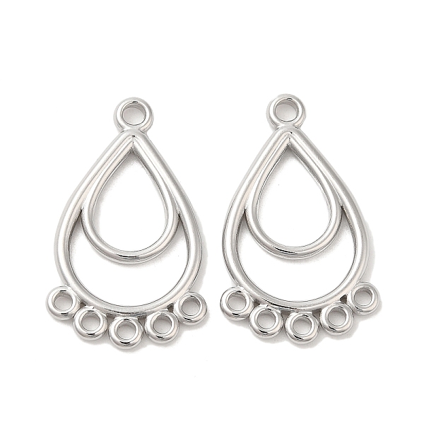 PandaHall 304 Stainless Steel Chandelier Component Links, Teardrop, Stainless Steel Color, 32x19.5x2.2mm, Hole: 2.3mm & 1.8mm 304 Stainless...
PandaHall 304 Stainless Steel Chandelier Component Links, Teardrop, Stainless Steel Color, 32x19.5x2.2mm, Hole: 2.3mm & 1.8mm 304 Stainless...