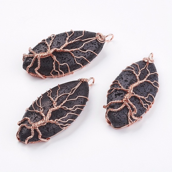PandaHall Natural Lava Rock Big Pendants, with Rose Gold Tone Brass Findings, Horse Eye, Rose Gold, 57x25.5x11~13mm, Hole: 2mm Lava Rock..., Black
PandaHall Natural Lava Rock Big Pendants, with Rose Gold Tone Brass Findings, Horse Eye, Rose Gold, 57x25.5x11~13mm, Hole: 2mm Lava Rock..., Black