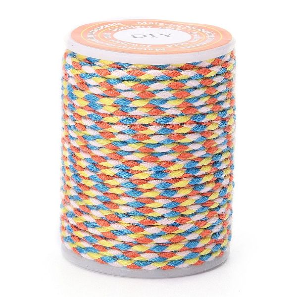 PandaHall 4-Ply Polycotton Cord, Handmade Macrame Cotton Rope, for String Wall Hangings Plant Hanger, DIY Craft String Knitting, Colorful...
PandaHall 4-Ply Polycotton Cord, Handmade Macrame Cotton Rope, for String Wall Hangings Plant Hanger, DIY Craft String Knitting, Colorful...