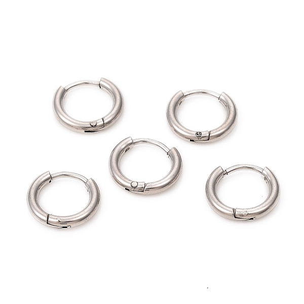 PandaHall 201 Stainless Steel Huggie Hoop Earrings, with 316 Surgical Stainless Steel Pins, Ring, Stainless Steel Color, 12x2mm, Pin: 1mm...
PandaHall 201 Stainless Steel Huggie Hoop Earrings, with 316 Surgical Stainless Steel Pins, Ring, Stainless Steel Color, 12x2mm, Pin: 1mm...