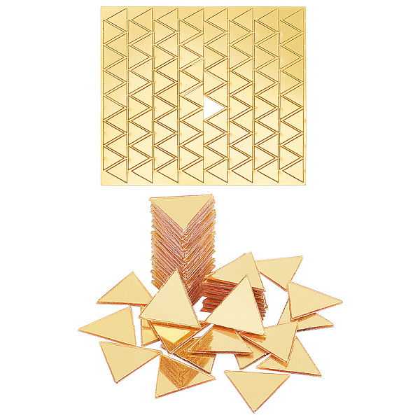 PandaHall PH PandHall 100pcs Golden Mirrors for Crafts, Triangle Self Adhesive Mirror Tiles 0.6x0.8 Inch Acrylic Craft Mirror Stickers Small..., Gold
PandaHall PH PandHall 100pcs Golden Mirrors for Crafts, Triangle Self Adhesive Mirror Tiles 0.6x0.8 Inch Acrylic Craft Mirror Stickers Small..., Gold