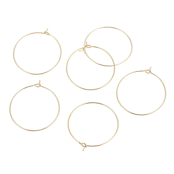 PandaHall Ion Plating(IP) 316L Surgical Stainless Steel Hoop Earring Findings, Wine Glass Charms Findings, Golden, 30x0.7mm, 21 Gauge 316L...
PandaHall Ion Plating(IP) 316L Surgical Stainless Steel Hoop Earring Findings, Wine Glass Charms Findings, Golden, 30x0.7mm, 21 Gauge 316L...