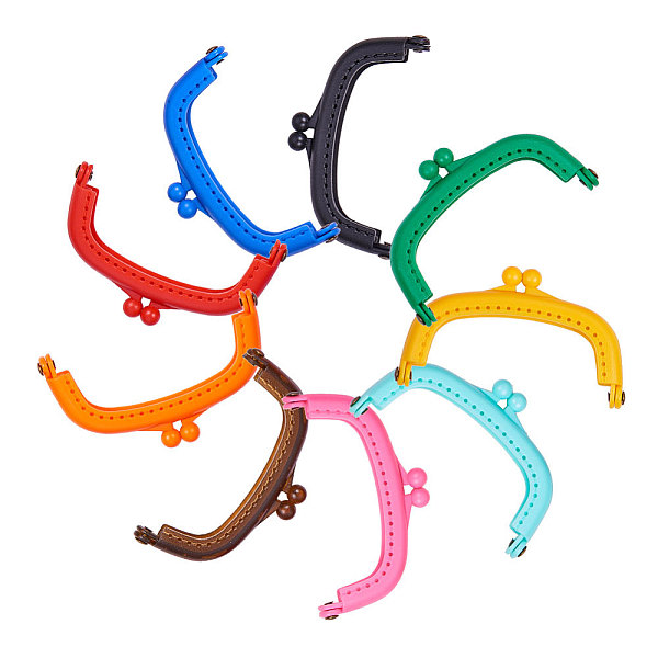 PandaHall Plastic Purse Frame Handle for Bag Sewing Craft Tailor Sewer, Mixed Color, 50x85x12mm, Hole: 1.5mm, 9pcs/set Plastic Multicolor
PandaHall Plastic Purse Frame Handle for Bag Sewing Craft Tailor Sewer, Mixed Color, 50x85x12mm, Hole: 1.5mm, 9pcs/set Plastic Multicolor