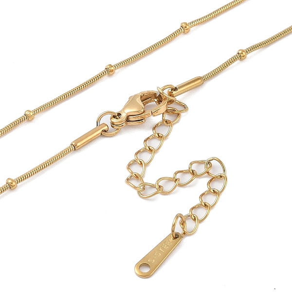 PandaHall Ion Plating(IP) 201 Stainless Steel Chain Necklaces, Satellite Chains, Real 18K Gold Plated, 15.83 inch(40.2cm) 201 Stainless...
PandaHall Ion Plating(IP) 201 Stainless Steel Chain Necklaces, Satellite Chains, Real 18K Gold Plated, 15.83 inch(40.2cm) 201 Stainless...