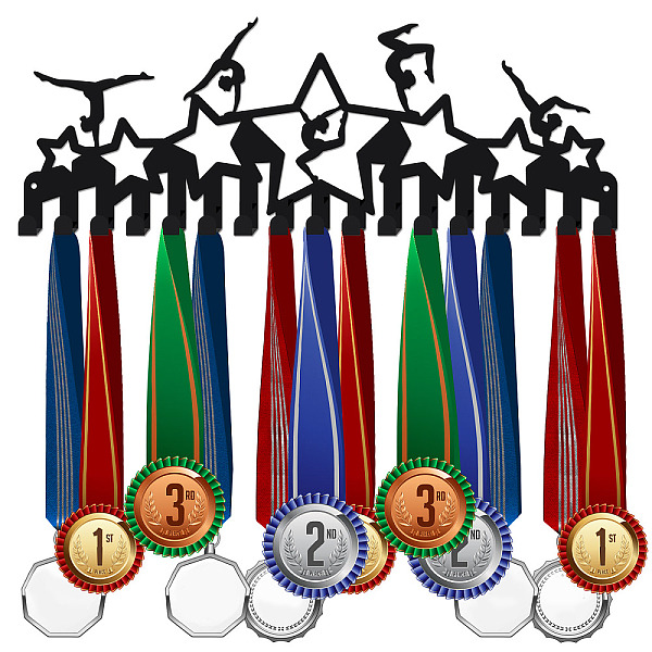 PandaHall SUPERDANT Gymnastics Medal Hook Stars Medal Holder Display Hanger Rack Sports Metal Wall Mount with 17 Hooks for 60+ Hanging Medal...
PandaHall SUPERDANT Gymnastics Medal Hook Stars Medal Holder Display Hanger Rack Sports Metal Wall Mount with 17 Hooks for 60+ Hanging Medal...