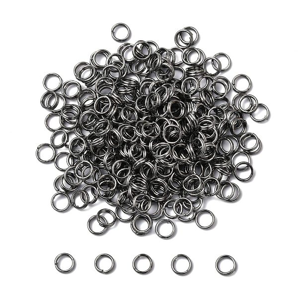 PandaHall Iron Split Rings, Double Loops Jump Rings, Cadmium Free & Nickel Free, Gunmetal, Dimension: 5mm in diameter, 1.4mm thick, about...
PandaHall Iron Split Rings, Double Loops Jump Rings, Cadmium Free & Nickel Free, Gunmetal, Dimension: 5mm in diameter, 1.4mm thick, about...