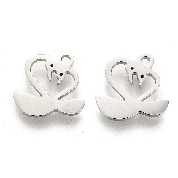 PandaHall Valentine's Day 304 Stainless Steel Charms, Laser Cut, Mandarin Duck, Stainless Steel Color, 9.5x10x1mm, Hole: 1.2mm 304 Stainless...
PandaHall Valentine's Day 304 Stainless Steel Charms, Laser Cut, Mandarin Duck, Stainless Steel Color, 9.5x10x1mm, Hole: 1.2mm 304 Stainless...