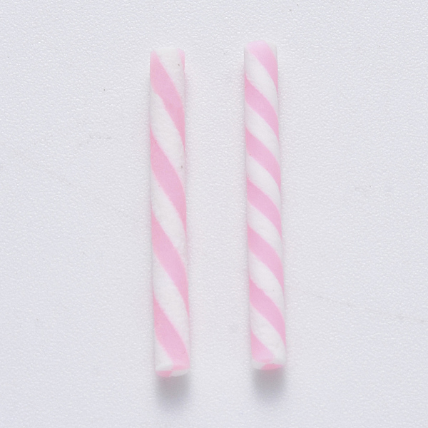 PandaHall Handmade Polymer Clay Beads, No Hole/Undrilled, Candy Cane, For Christmas, Pink, 19.5~21.5x2mm Polymer Clay Candy Pink
PandaHall Handmade Polymer Clay Beads, No Hole/Undrilled, Candy Cane, For Christmas, Pink, 19.5~21.5x2mm Polymer Clay Candy Pink