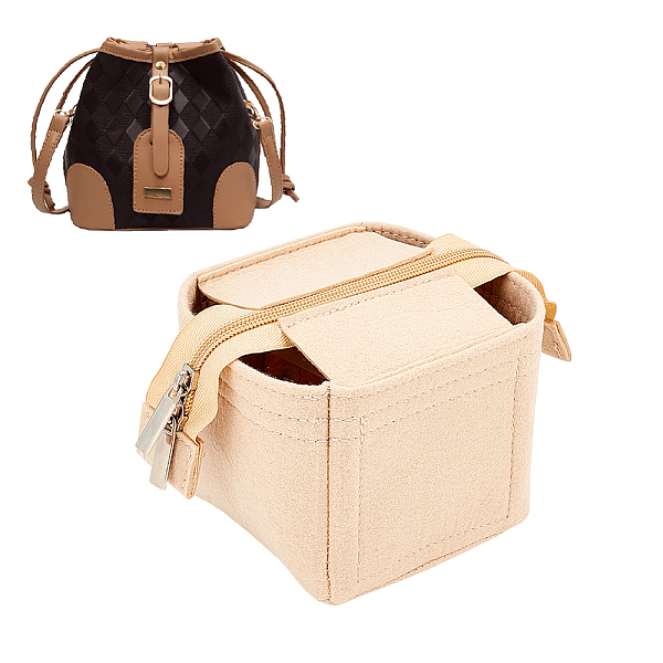 PandaHall WADORN Felt Purse Organizer Insert with Zipper, Felt Bag Organizer Tote Bag Liner Shaper Bag in Bag Handbag Bucket Bag Shaper..., Orange
PandaHall WADORN Felt Purse Organizer Insert with Zipper, Felt Bag Organizer Tote Bag Liner Shaper Bag in Bag Handbag Bucket Bag Shaper..., Orange