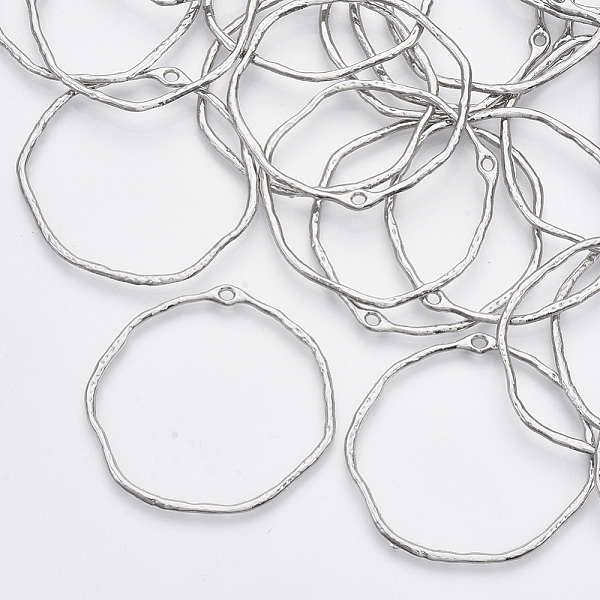 PandaHall Alloy Open Back Bezel Pendants, For DIY UV Resin, Epoxy Resin, Pressed Flower Jewelry, Ring, Platinum, 42~42.5x43~44x1.5mm, Hole...
PandaHall Alloy Open Back Bezel Pendants, For DIY UV Resin, Epoxy Resin, Pressed Flower Jewelry, Ring, Platinum, 42~42.5x43~44x1.5mm, Hole...