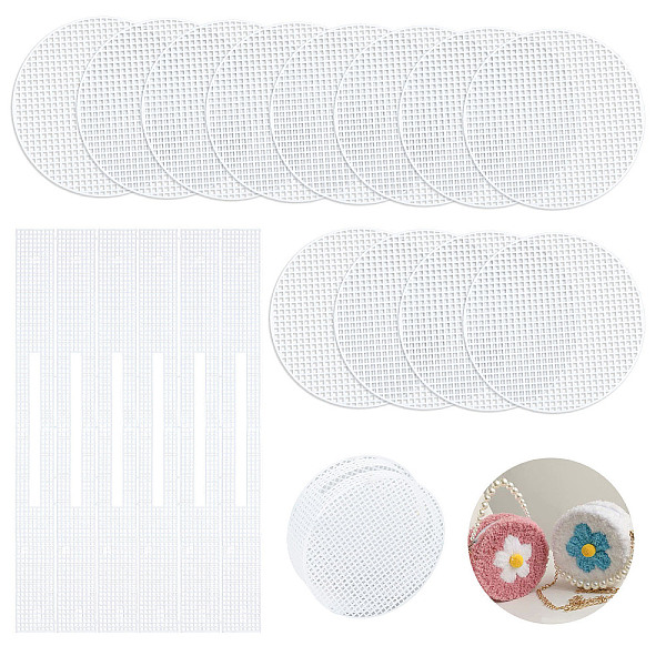 PandaHall Plastic Mesh Canvas Bag Sheets Sets, for DIY Crafting Knit Handbag Accessories, White, 17.7~56.5x17.7~5.5x0.2cm, Hole: 4x4mm...
PandaHall Plastic Mesh Canvas Bag Sheets Sets, for DIY Crafting Knit Handbag Accessories, White, 17.7~56.5x17.7~5.5x0.2cm, Hole: 4x4mm...