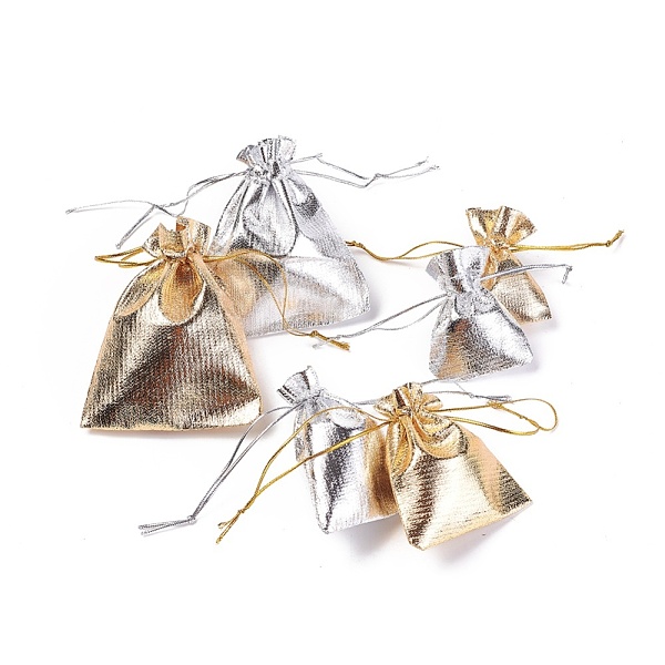PandaHall Organza Bags, Rectangle, Gold & Silver, 12x9cm, 9x7cm, 7x5cm, 30pcs/bag Organza Rectangle Multicolor
PandaHall Organza Bags, Rectangle, Gold & Silver, 12x9cm, 9x7cm, 7x5cm, 30pcs/bag Organza Rectangle Multicolor