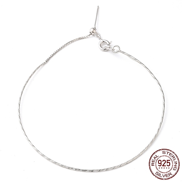 PandaHall Rhodium Plated 925 Sterling Silver Twisted Bracelets, Adjustable DIY Beadable Bracelets for Women, with S925 Stamp, Platinum...
PandaHall Rhodium Plated 925 Sterling Silver Twisted Bracelets, Adjustable DIY Beadable Bracelets for Women, with S925 Stamp, Platinum...