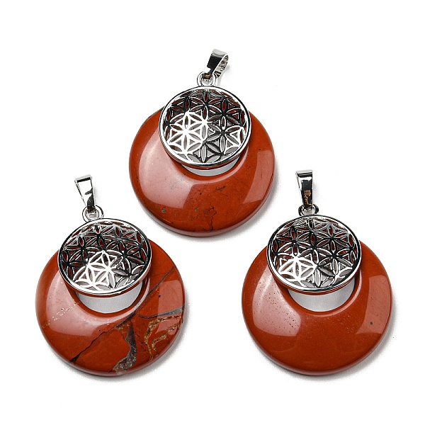 PandaHall Natural Red Jasper Pendants, Spiritual Charms, with Platinum Tone Brass Findings, Flat Round with Flower of Life/Sacred Geometry...
PandaHall Natural Red Jasper Pendants, Spiritual Charms, with Platinum Tone Brass Findings, Flat Round with Flower of Life/Sacred Geometry...