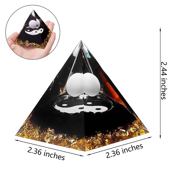 PandaHall Orgone Pyramid Protection Crystal Gemstone Pyramid Reiki Positive Energy Pyramid Chakra Meditation Pyramid for Success Health...
PandaHall Orgone Pyramid Protection Crystal Gemstone Pyramid Reiki Positive Energy Pyramid Chakra Meditation Pyramid for Success Health...