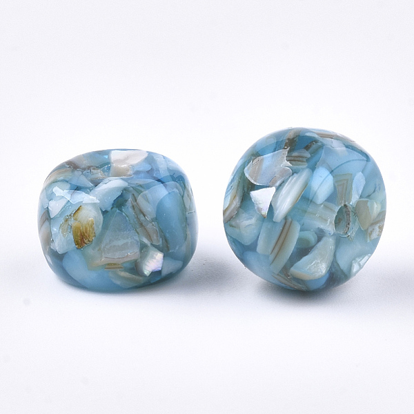PandaHall Resin Beads, with Shell, Rondelle, Sky Blue, 13x9mm, Hole: 2mm Shell+Resin Rondelle Blue
PandaHall Resin Beads, with Shell, Rondelle, Sky Blue, 13x9mm, Hole: 2mm Shell+Resin Rondelle Blue
